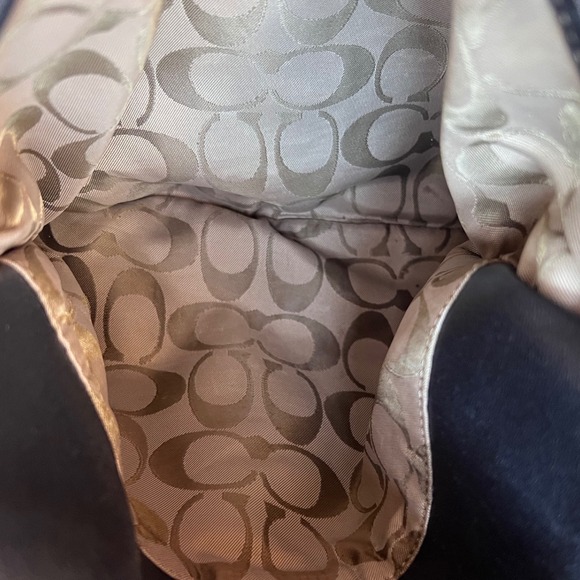 VTG Coach Soho Black Leather Flap Crossbody Bag Silver Buckle 9480 - Picture 17 of 17